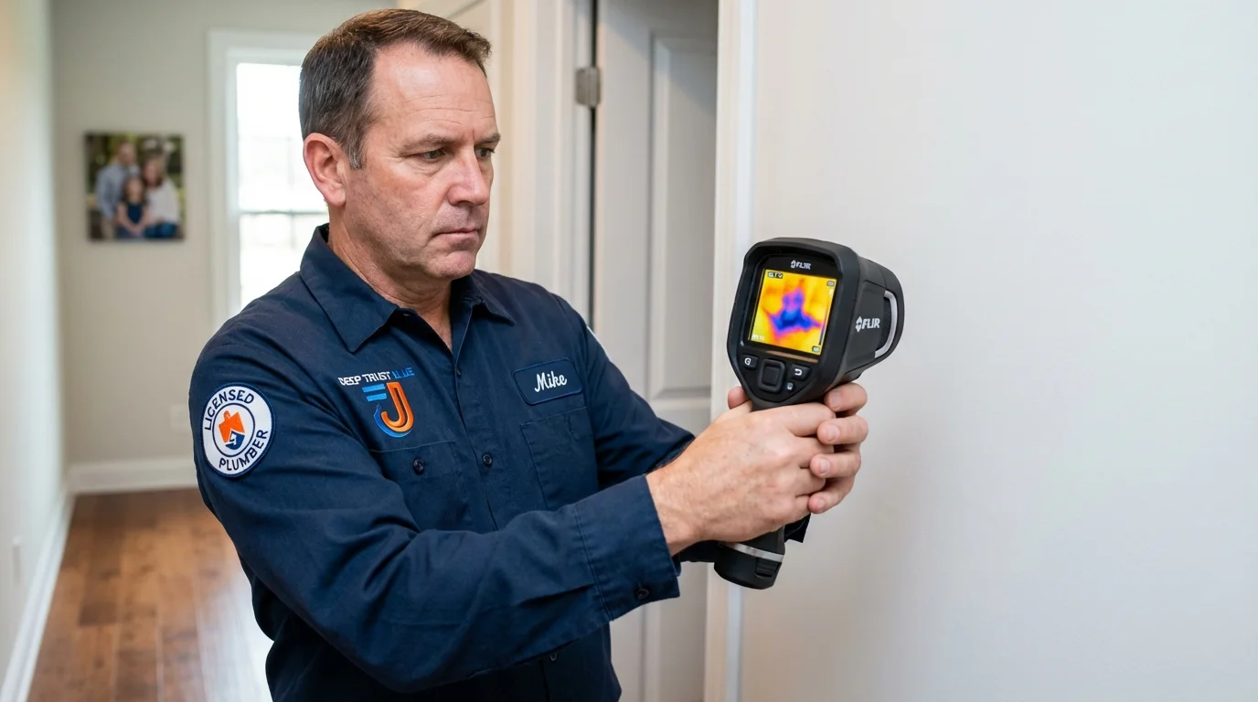 Thermal imaging leak detection by Johns Plumbing LLC in Smithland